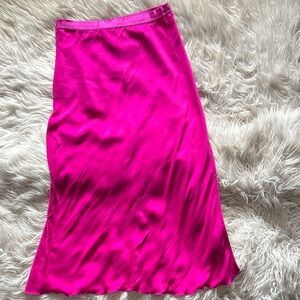Free People Intimately Silk Slip Skirt